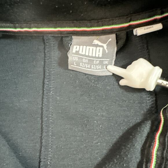 Puma Scuderia Ferrari Jacket Unisex Large Full Zip Black Official license - Picture 10 of 16